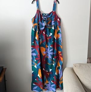 Eloquii elements women's tropical bow dress size 20